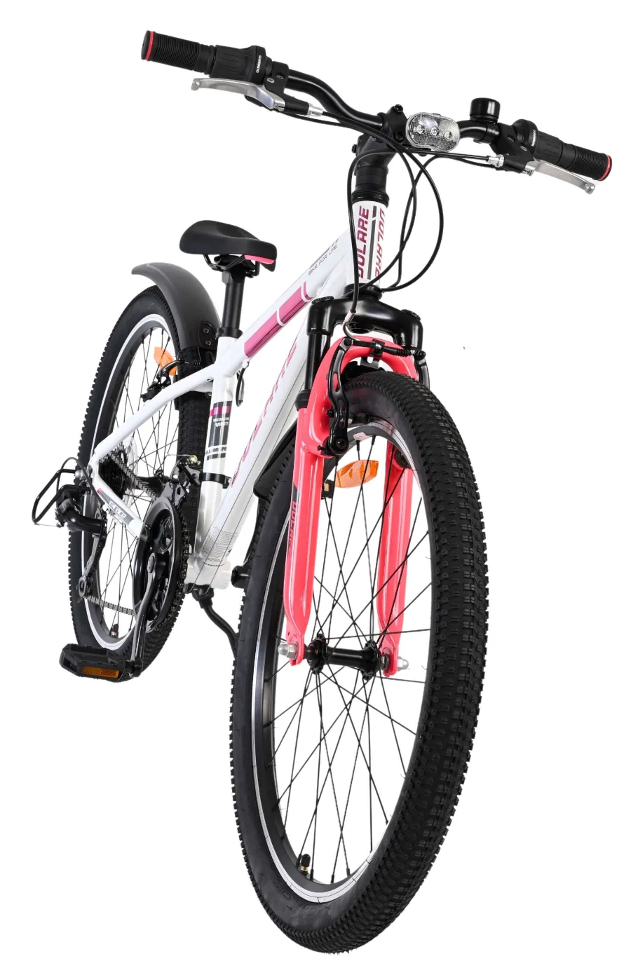 Volare XC Race Kinderfiets – 24 inch – 21 speed – Wit Roze — foto 10