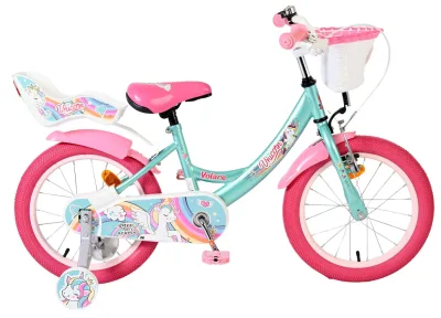 Volare Unicorn Children's bike – Girls – 16 inch – Green