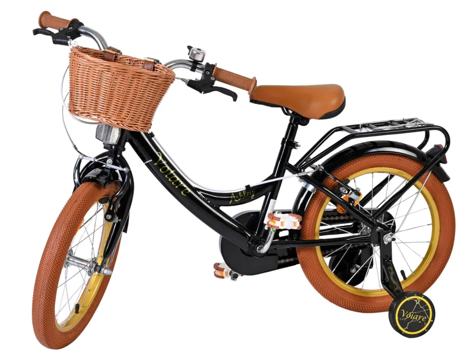 Volare Ashley Kinderfiets – Meisjes – 16 inch – Zwart – Twee Handremmen — foto 10