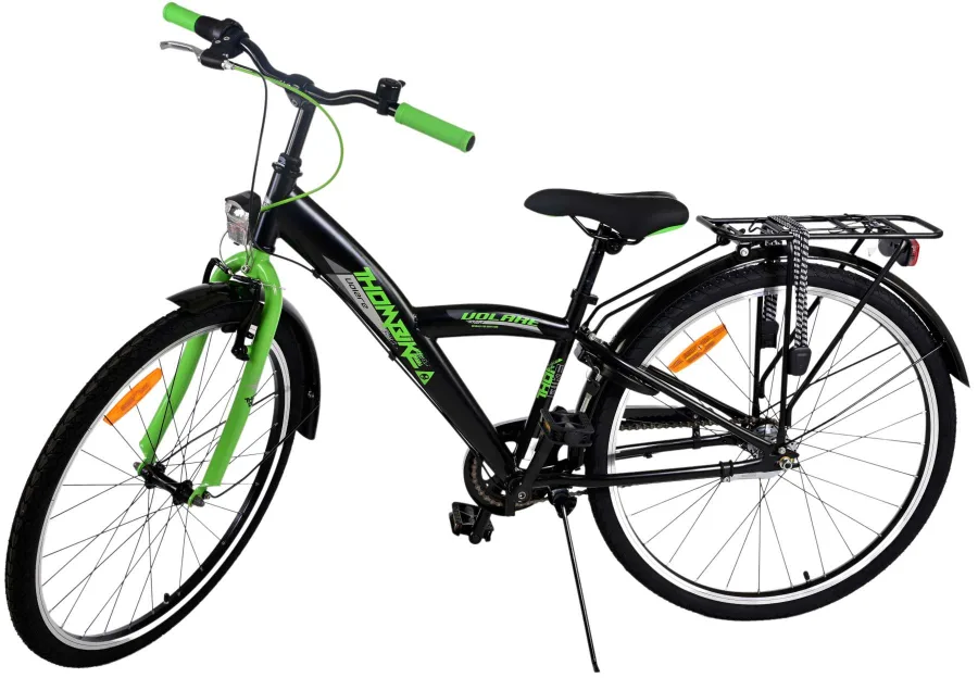 Volare Thombike Kinderfiets – Jongens – 26 inch – Zwart Groen – 3 versnellingen — foto 14