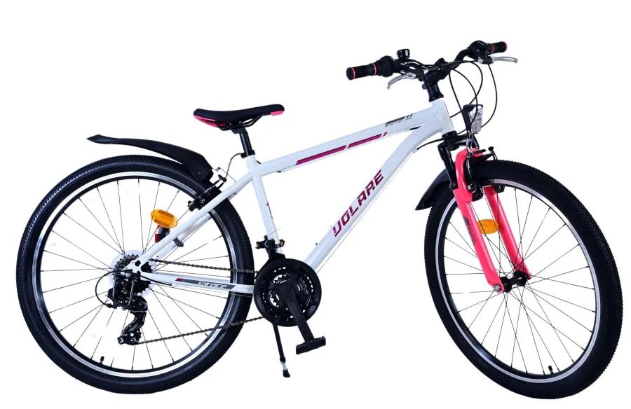 Volare XC Race Kinderfiets – 26 inch – 21 speed – Wit Roze — foto 14