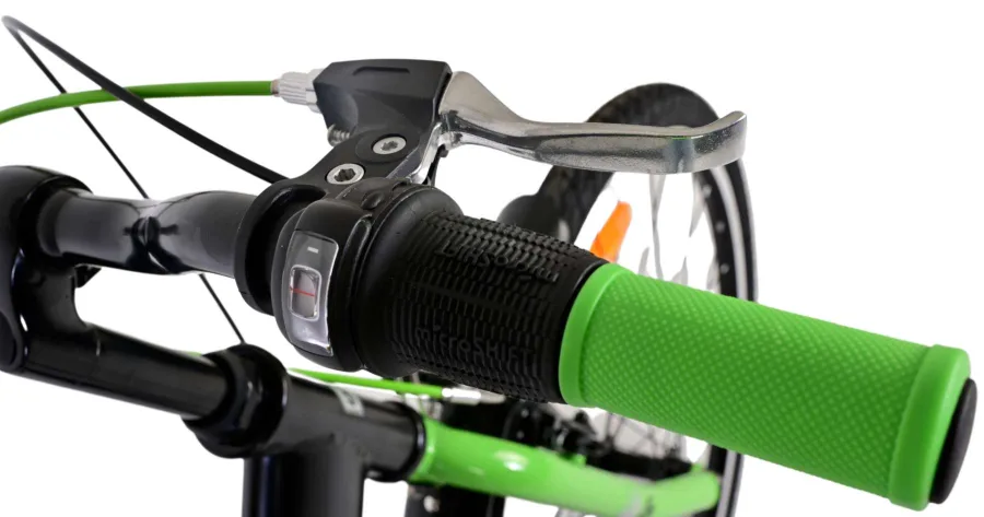 Volare Thombike Kinderfiets – Jongens – 26 inch – Zwart Groen – 3 versnellingen — foto 10