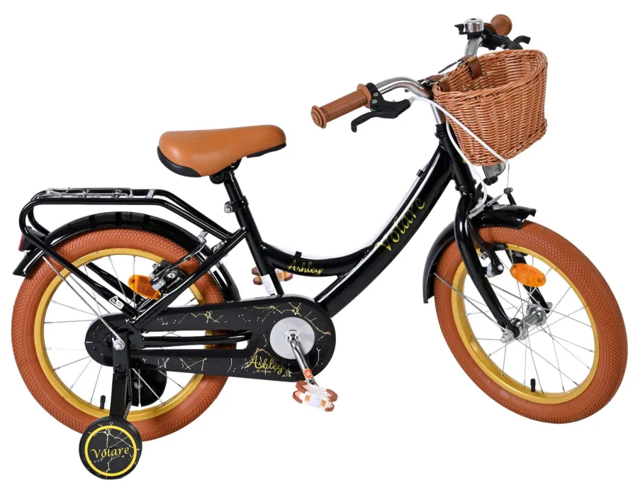 Volare Ashley Kinderfiets – Meisjes – 16 inch – Zwart – Twee Handremmen — foto 12