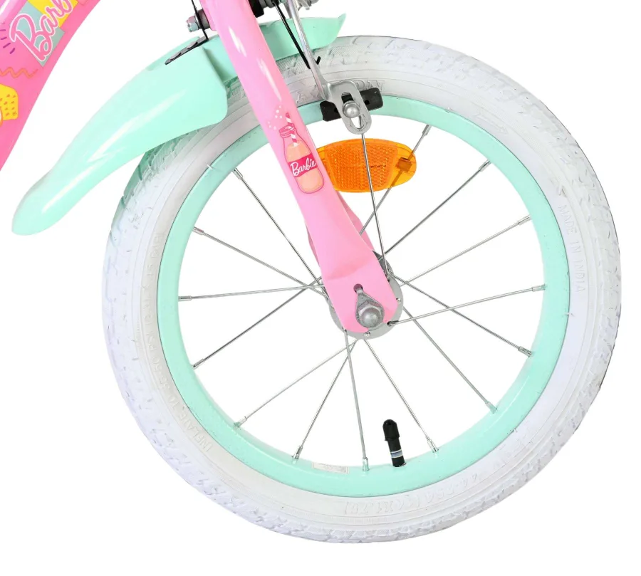 Barbie Kinderfiets – Meisjes – 14 inch – Roze – Twee handremmen — foto 3