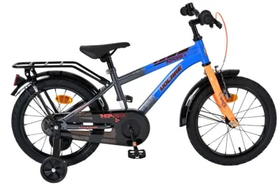Volare Thombike Kinderfiets – Jongens – 16 inch – Blauw/Oranje