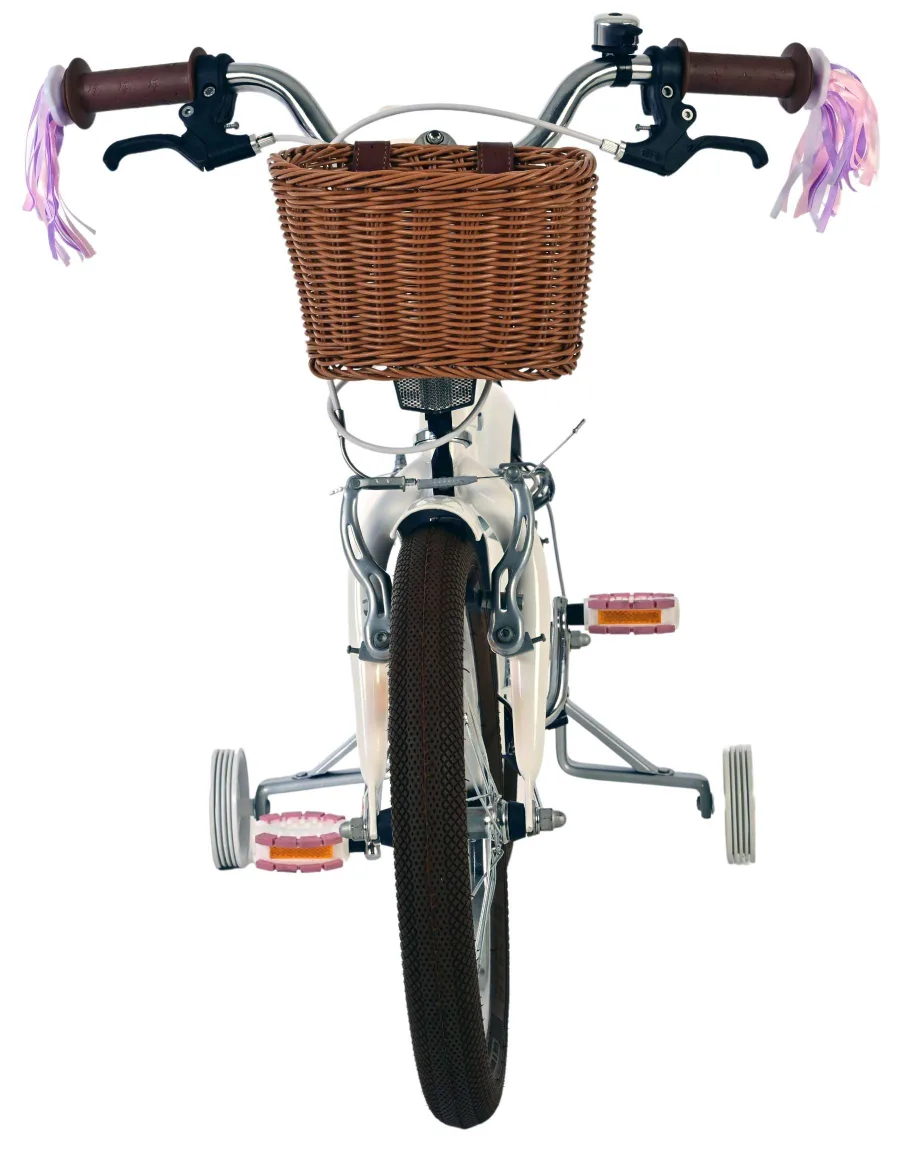 Volare Blossom Kinderfiets – Meisjes – 16 inch – Wit – Twee Handremmen — foto 9