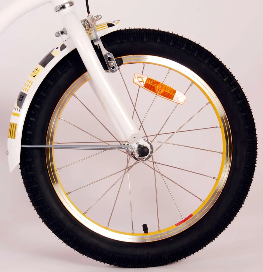 Volare Miracle Cruiser Kinderfiets – Meisjes – 18 inch – Wit – Prime Collection — foto 12