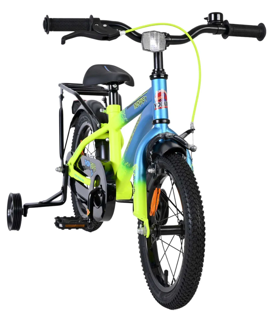 Volare Thombike Kinderfiets – Jongens – 14 inch – Blauw/Geel — foto 7