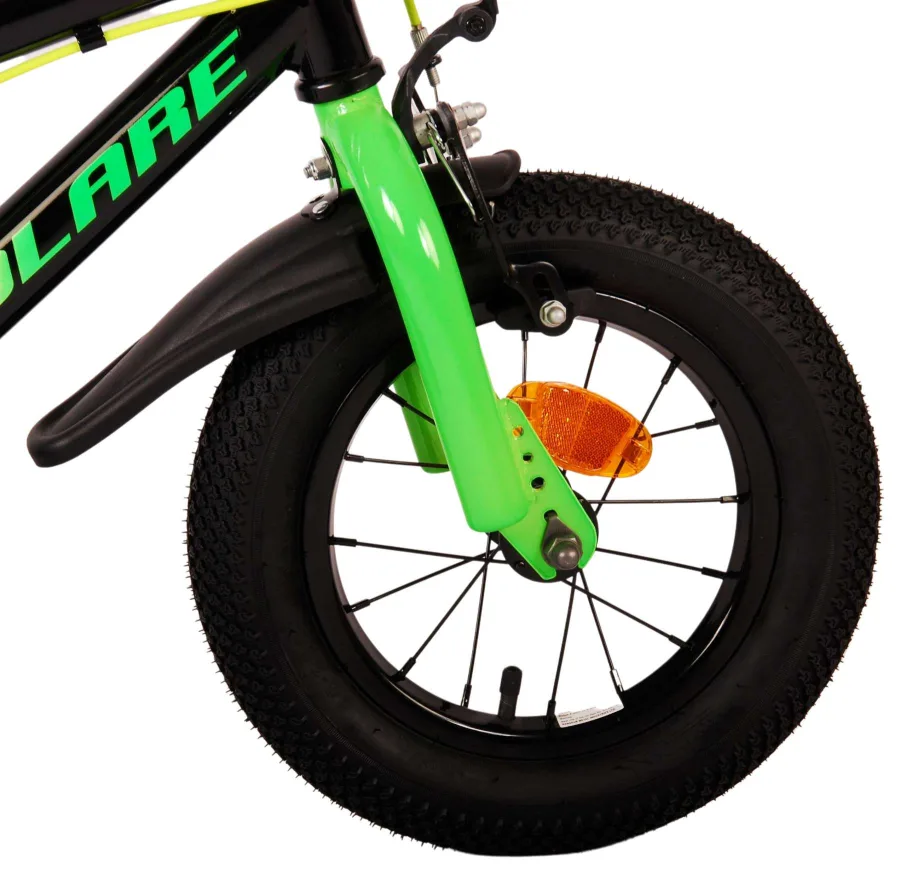 Volare Super GT Kinderfiets – Jongens – 12 inch – Groen – Twee handremmen — foto 3