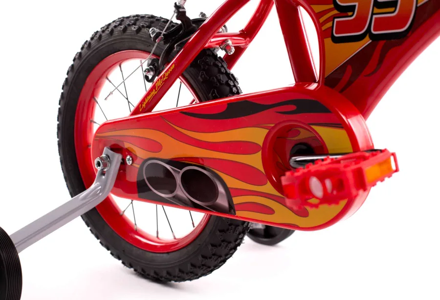 Disney Cars Kinderfiets – Jongens – 14 inch – Rood – Twee handremmen — foto 7