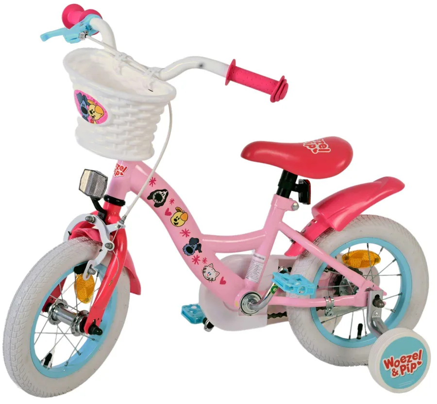 Woezel & Pip Kinderfiets – Meisjes – 12 inch – Roze — foto 11