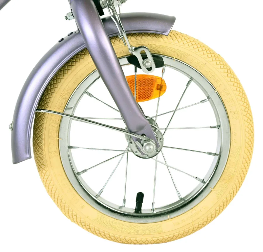Volare Blossom Kinderfiets – Meisjes – 12 inch – Paars – Twee handremmen — foto 3