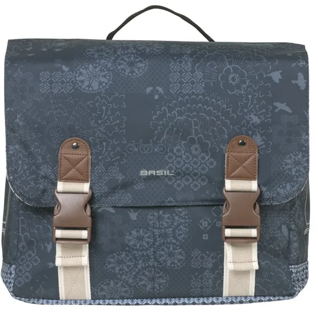 Dubbele fietstas Basil Bohème MIK 35 liter indigo blauw — foto 9