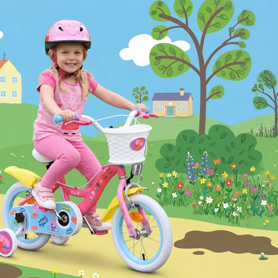 Peppa Pig Kinderfiets – Meisjes – 12 inch – Roze – Twee handremmen — foto 15