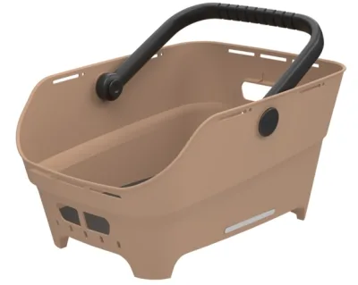 Bike basket Basil Cento Neo MIK rear 46 x 23 x 14 cm - sand
