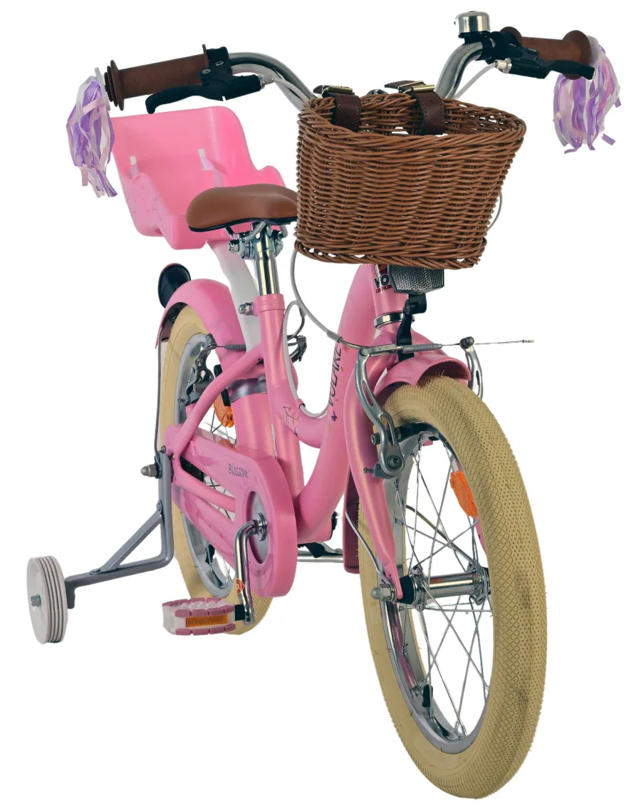 Volare Blossom Kinderfiets – Meisjes – 16 inch – Roze – Twee Handremmen — foto 8