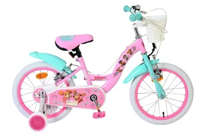 Paw Patrol Kinderfiets – Meisjes – 16 inch – Roze – Twee handremmen