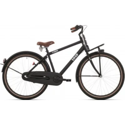 Bikefun Load 24″ jongensfiets met 3 versnellingen en remnaaf – mat zwart