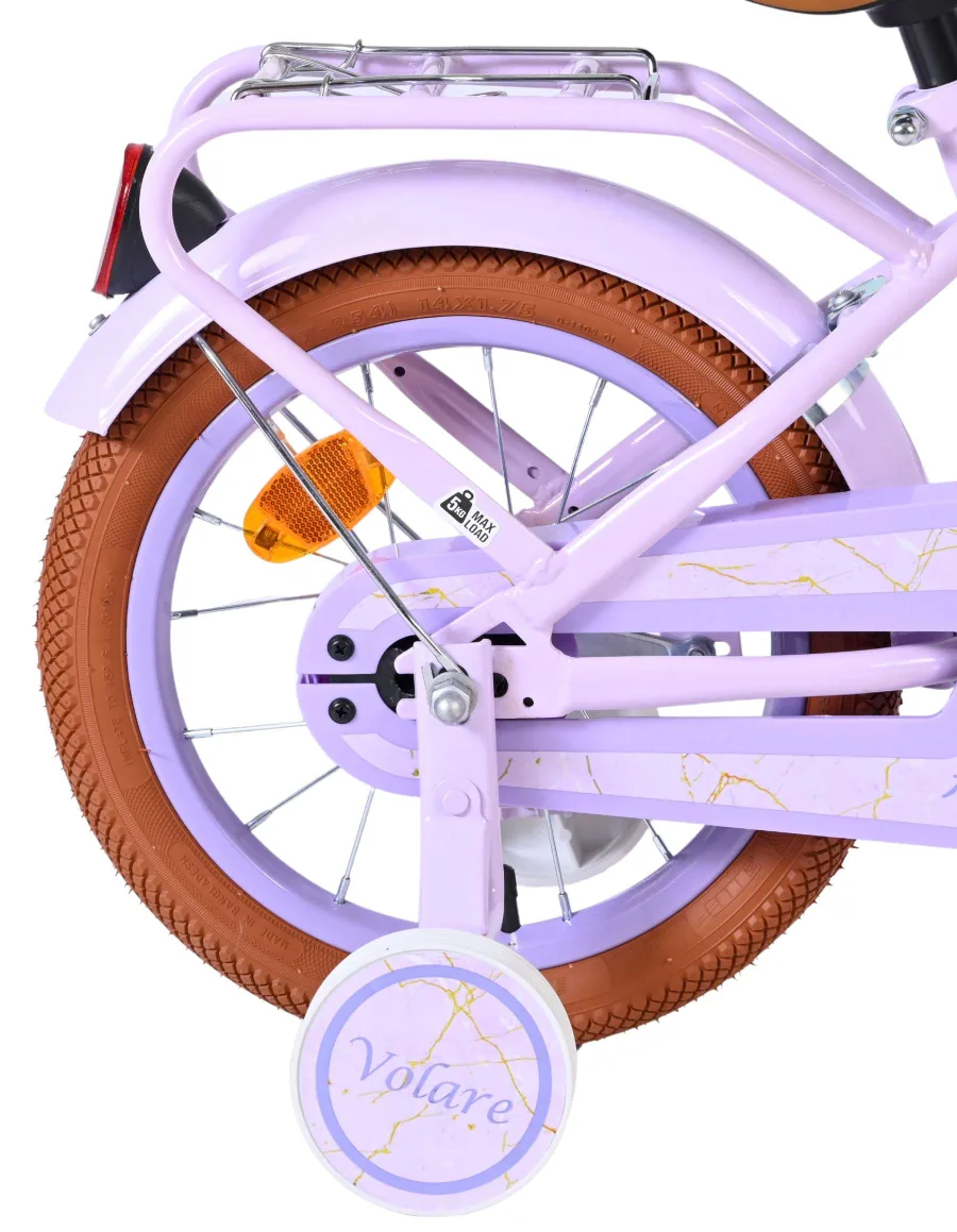 Volare Ashley Kinderfiets - Meisjes - 14 inch - Lila — foto 2