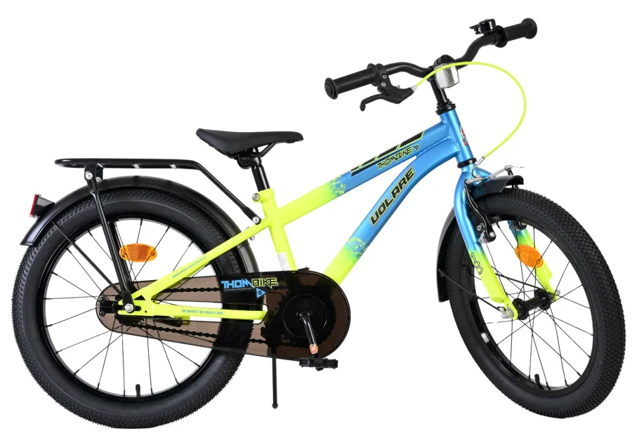 Volare Thombike Kinderfiets – Jongens – 18 inch – Blauw Geel — foto 11