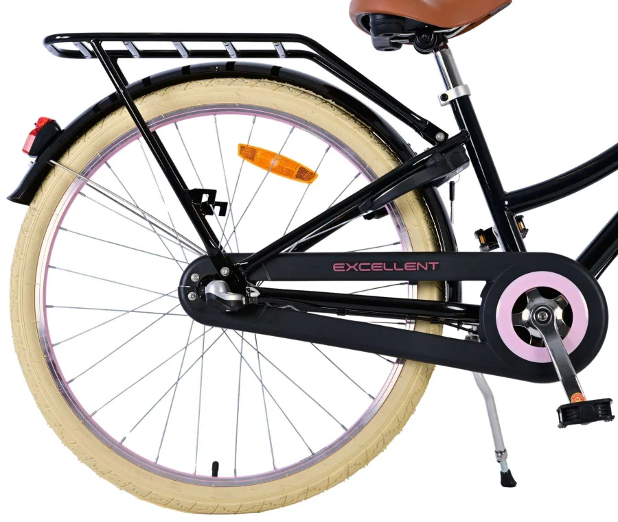 Volare Excellent Kinderfiets – Meisjes – 24 inch – Zwart – 3 Versnellingen — foto 2