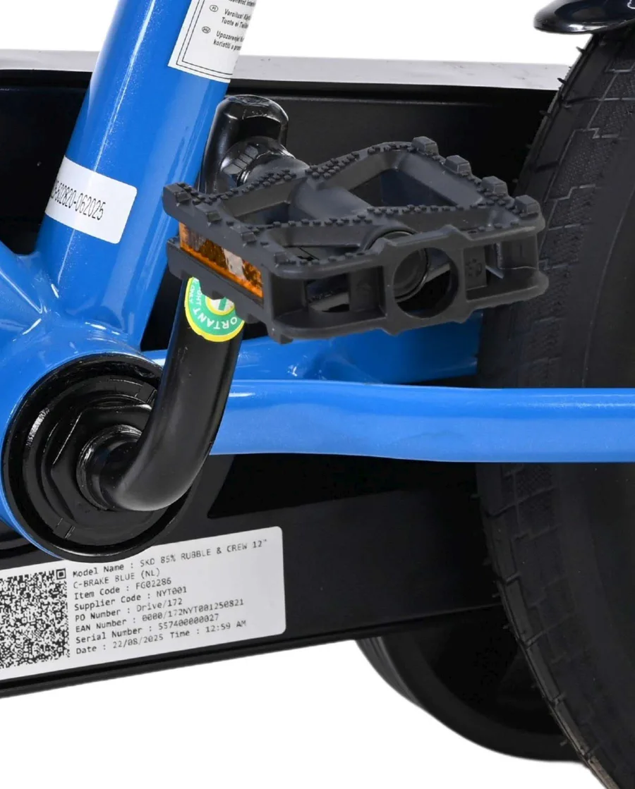 Paw Patrol -Rubble & Crew – Kinderfiets – Jongens – 12 inch – Blauw — foto 11
