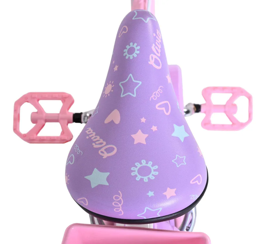 Volare Olivia Kinderfiets – Meisjes – 16 inch – Roze – Twee Handremmen — foto 5