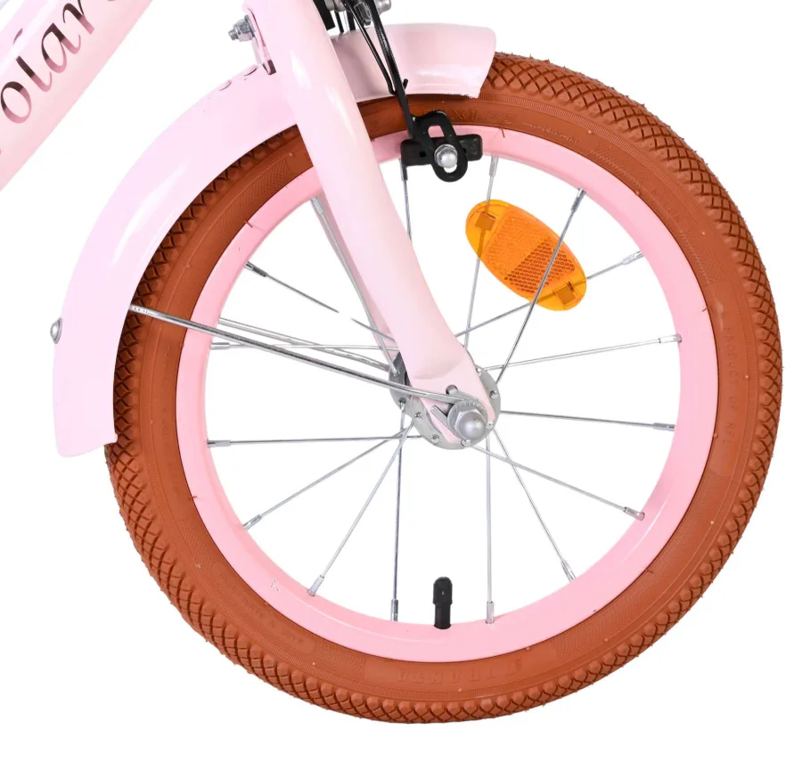 Volare Ashley Kinderfiets - Meisjes - 14 inch - Roze - Twee Handremmen — foto 3