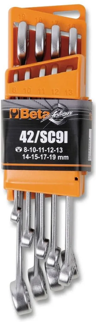 Ringsteeksleutelset Beta Tools 42/SC9I 9-piece in holder
