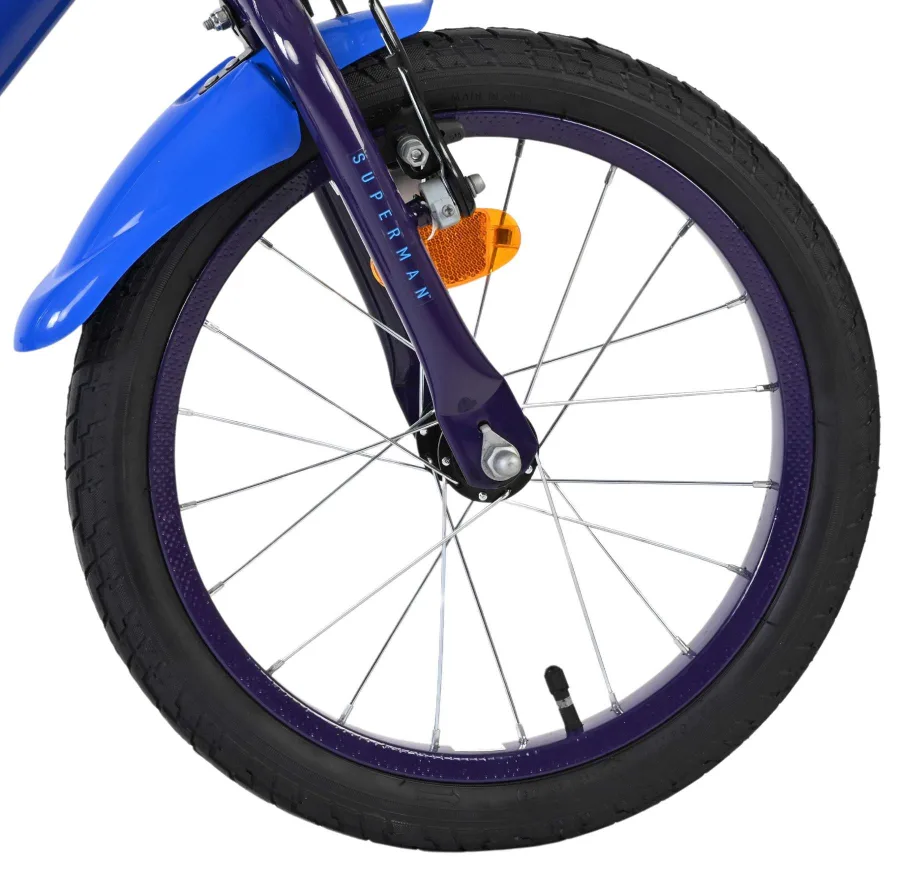 Superman Kinderfiets – Jongens – 16 inch – Blauw — foto 3