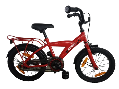Kinderfiets Bikefun Boost 16 inch met remnaaf - Rood