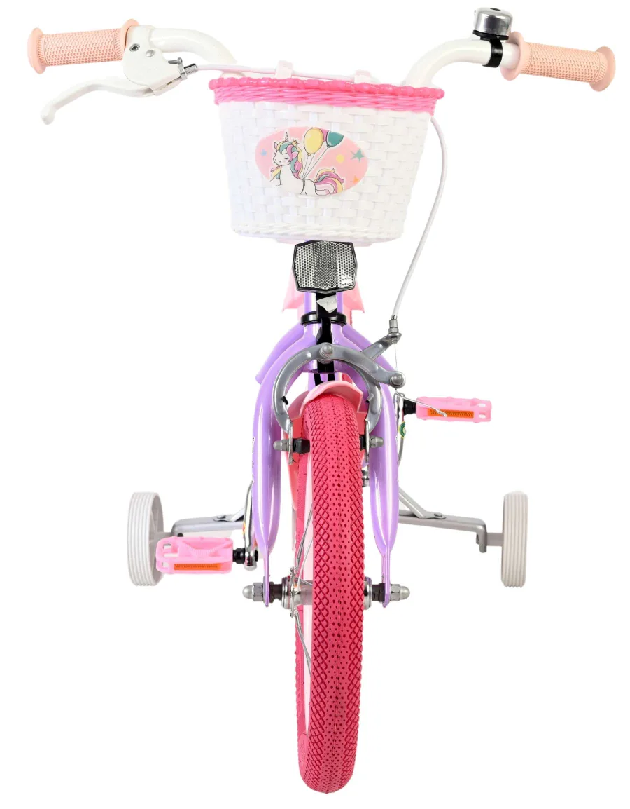 Volare Unicorn Kinderfiets – Meisjes – 14 inch – Paars — foto 7