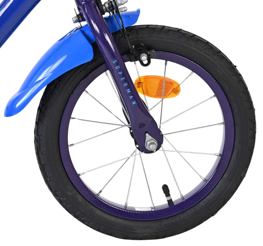 Superman Kinderfiets – Jongens – 14 inch – Blauw — foto 3