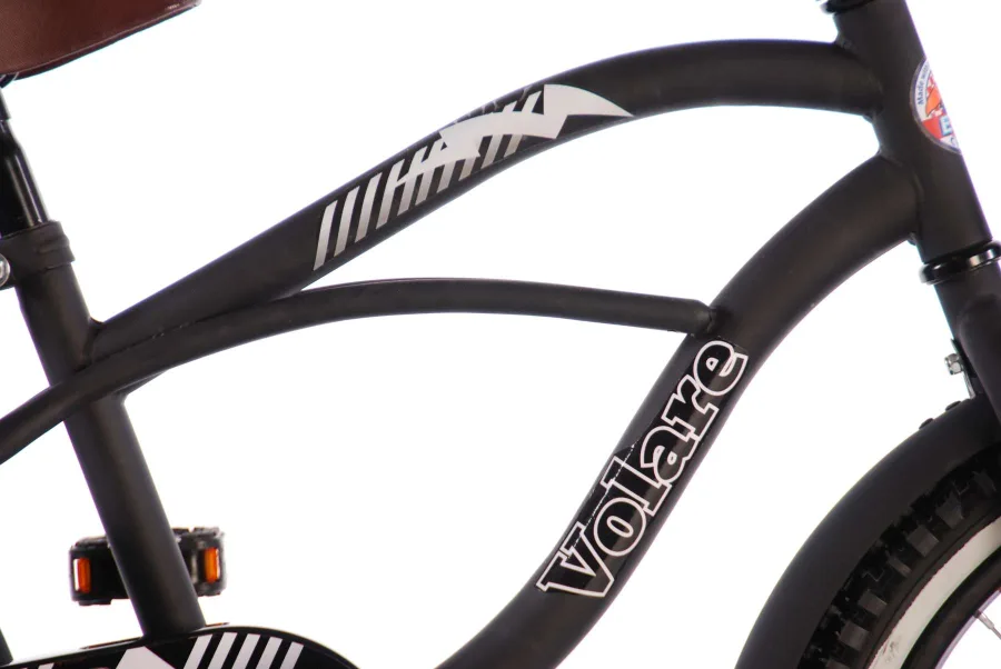 Volare Black Cruiser Kinderfiets – Jongens – 18 inch – Zwart – 95% afgemonteerd — foto 9