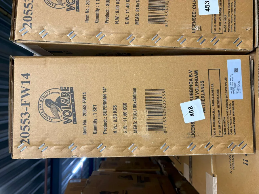 Superman Kinderfiets – Jongens – 14 inch – Blauw – Twee handremmen — foto 13
