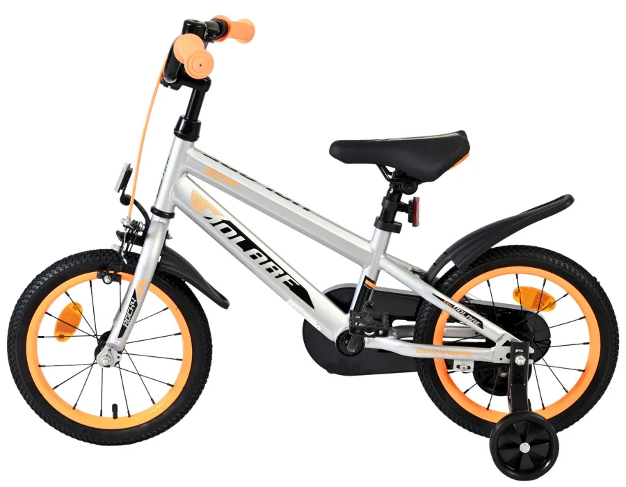 Volare Rocky Kinderfiets – Jongens – 14 inch – Grijs — foto 9