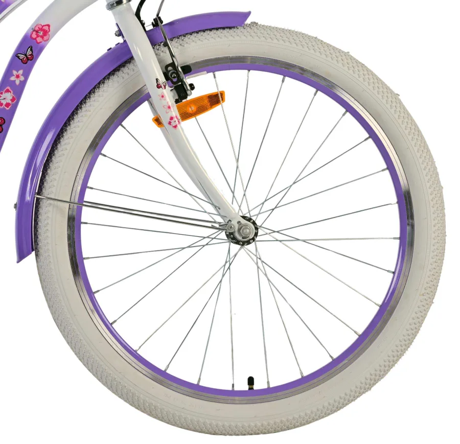 Volare Lovely Kinderfiets – Meisjes – 24 inch – Paars – Twee handremmen — foto 11