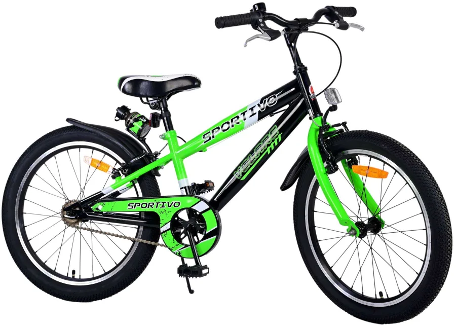 Volare Sportivo Kinderfiets – Jongens – 20 inch – Groen – Twee handremmen — foto 2
