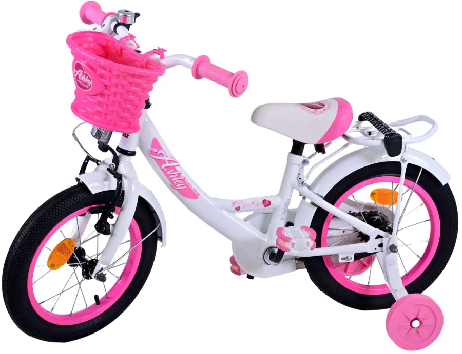 Volare Ashley Kinderfiets – Meisjes – 14 inch – Wit — foto 11