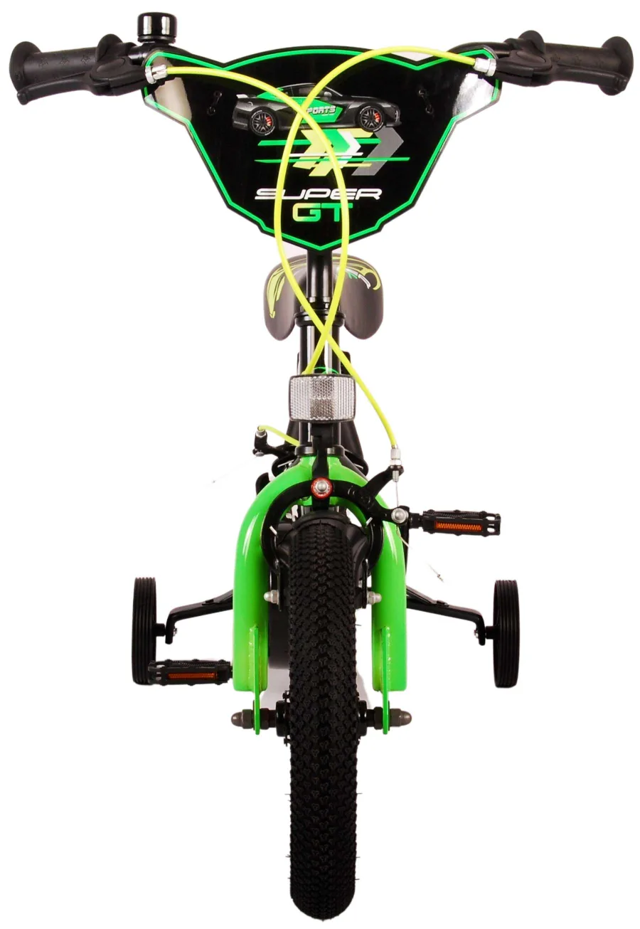 Volare Super GT Kinderfiets – Jongens – 12 inch – Groen – Twee handremmen — foto 12