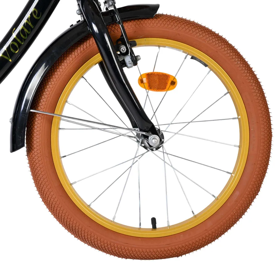 Volare Ashley Kinderfiets - Meisjes - 18 inch - Zwart — foto 3