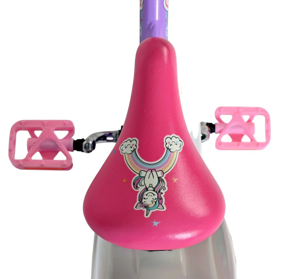 Volare Unicorn Kinderfiets – Meisjes – 12 inch – Paars — foto 5