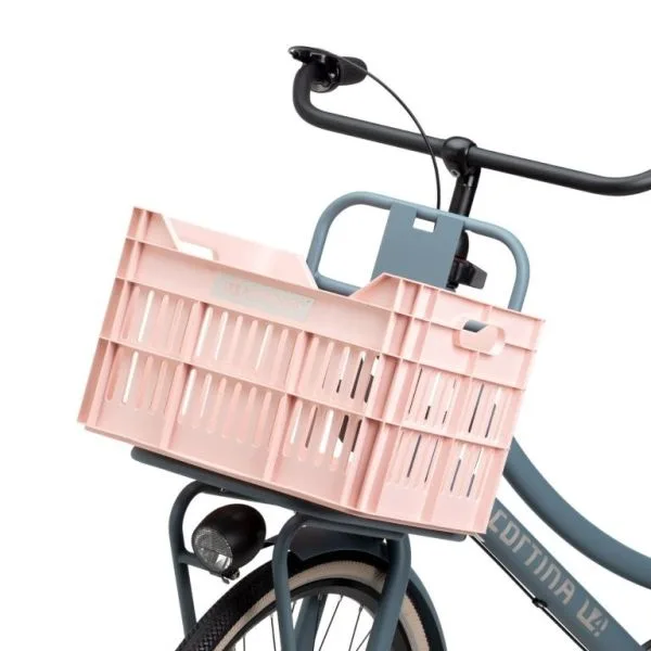 Gerecyclede Fietskrat Urban Proof Click 30 Liter Pastel roze — foto 3