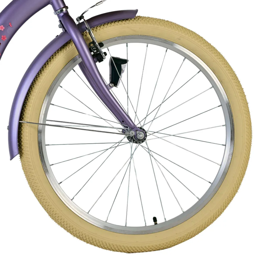 Volare Blossom Kinderfiets – Meisjes – 24 inch – Paars — foto 3