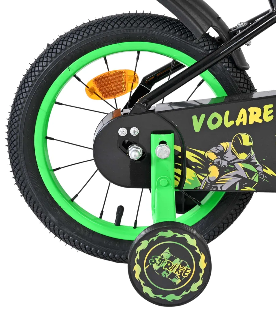 Volare Strike Kinderfiets - Jongens - 14 inch - Groen — foto 2