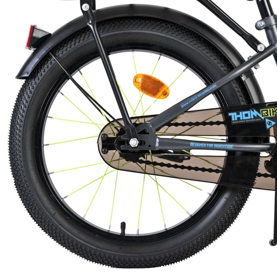 Volare Thombike Kinderfiets – Jongens – 18 inch – Blauw Grijs — foto 2