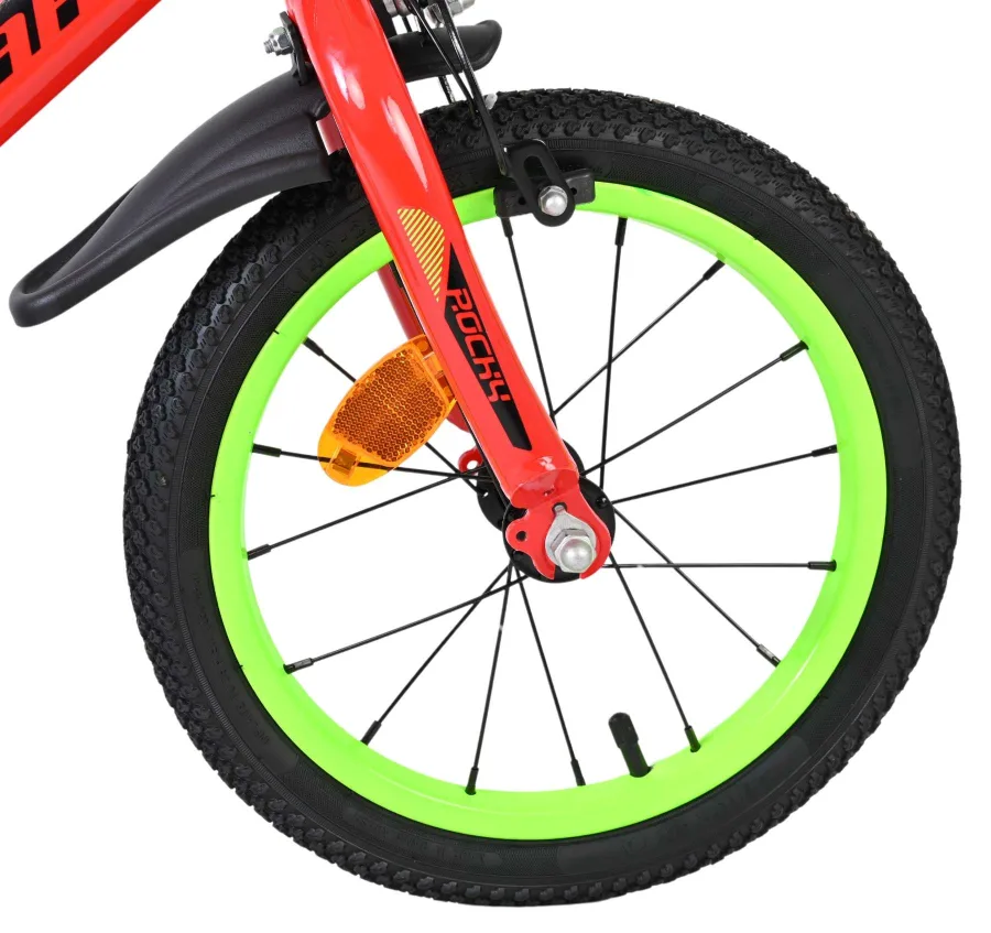 Volare Rocky Kinderfiets – Jongens – 14 inch – Rood — foto 3