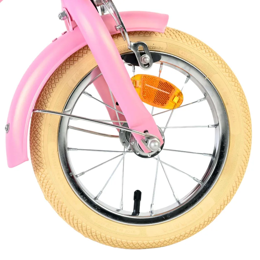 Volare Blossom Kinderfiets – Meisjes – 12 inch – Roze – Twee handremmen — foto 3