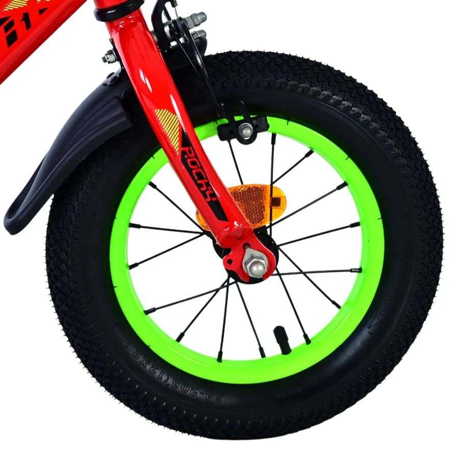 Volare Rocky Kinderfiets – Jongens – 12 inch – Rood — foto 3