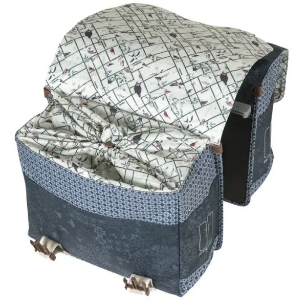 Dubbele fietstas Basil Bohème MIK 35 liter indigo blauw — foto 3